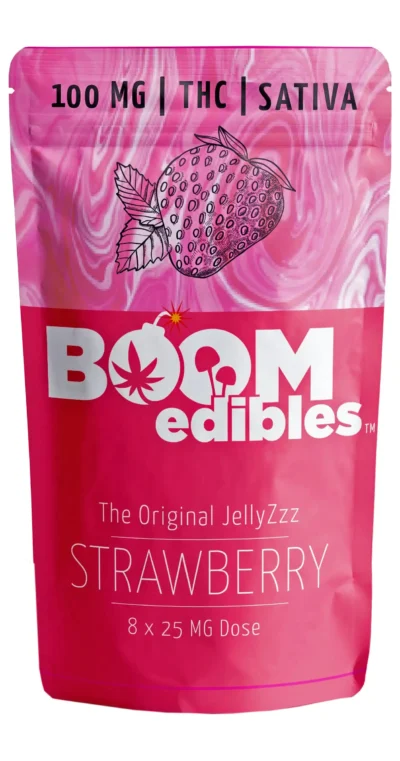 Boom JellyZzz Strawberry Sativa 100mg