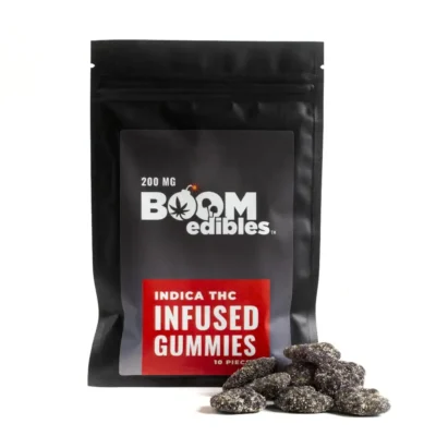 Boom Edibles | THC Infused Sour Grapes | 200mg