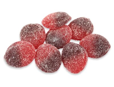 Sour Gummies Strawberry & Cherry RSO 25mg | 100mg THC buzzedibles
