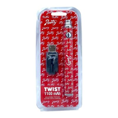 510 Runtz Twist 1100 MAH Battery Red buzzedibles