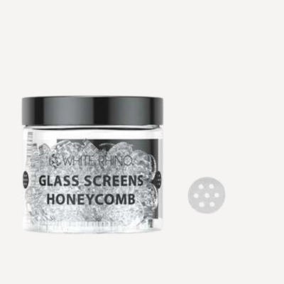 *BFS* White Rhino Glass Honeycomb Screens – 200ct buzzedibles