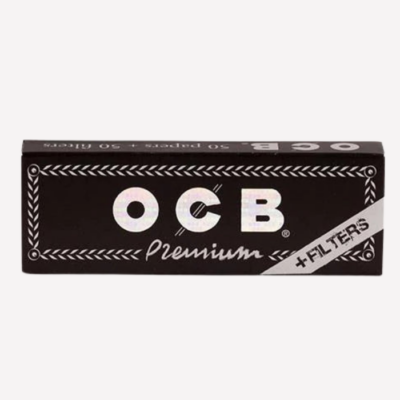 OCB Premium 1 1/4 Rolling Papers + Filters (50 in Pack) buzzedibles