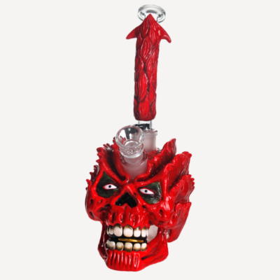 Demon Skull 3D Bong 11″ buzzedibles