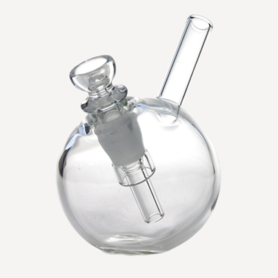 Clear Glass Dab Rig 4.5″ buzzedibles