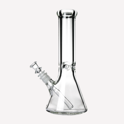 Clear Glass Removable Downstem Bong 12″ buzzedibles