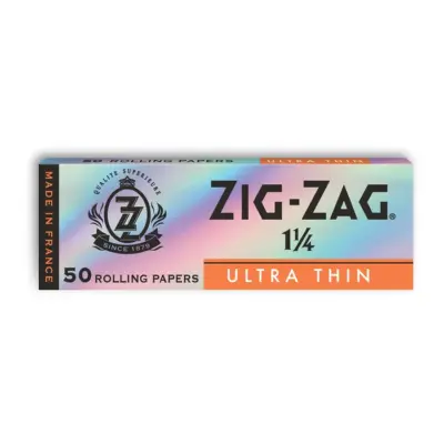 Zig Zag Ultra Thin 1 1/4 Rolling Paper (50 in Pack) buzzedibles