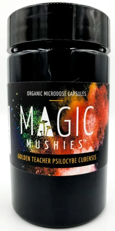 Golden Teacher Microdose Capsules 100mg - 50