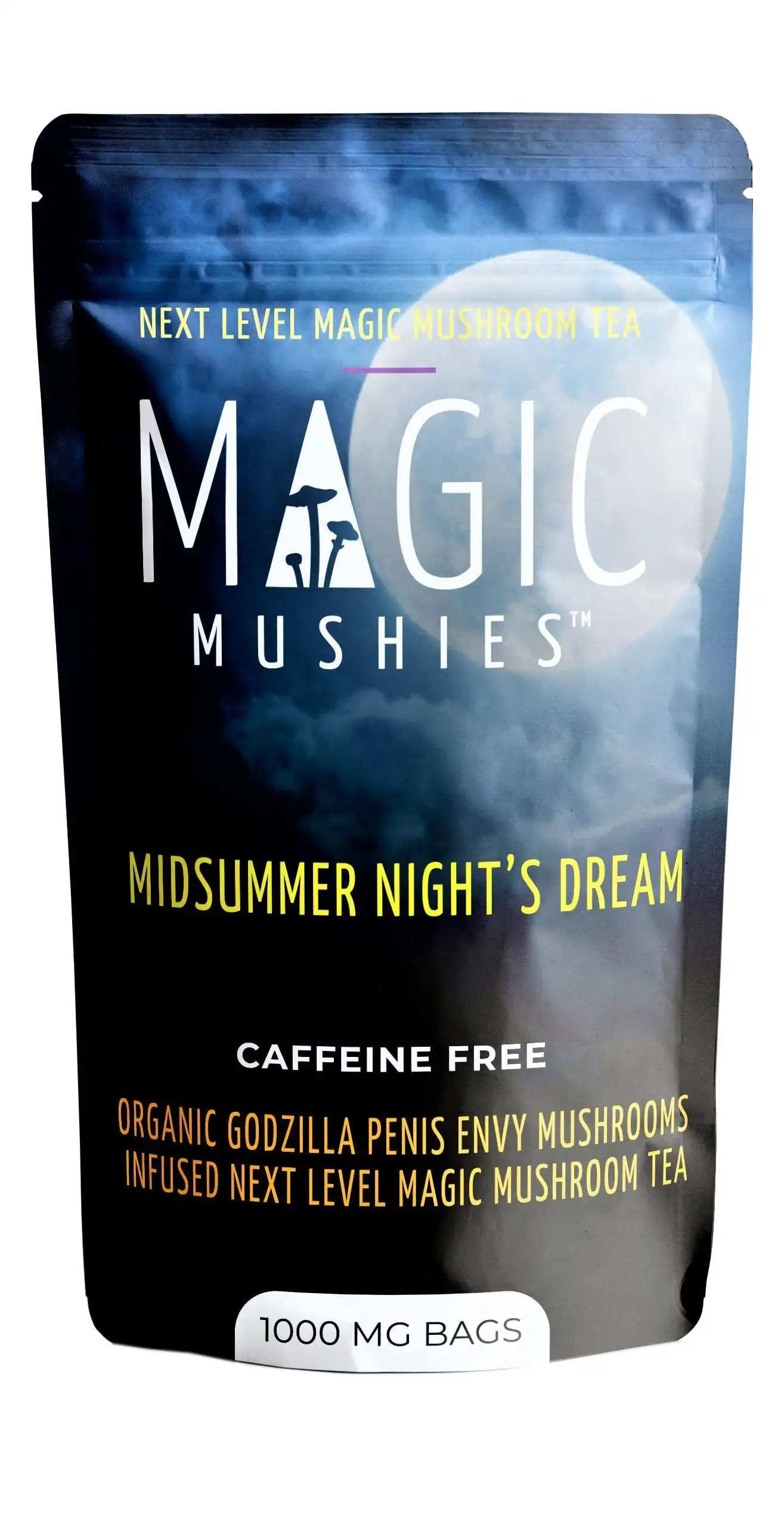 Next Level Magic Mushroom Tea – Midsummer Night’s Dream 1000mg buzzedibles