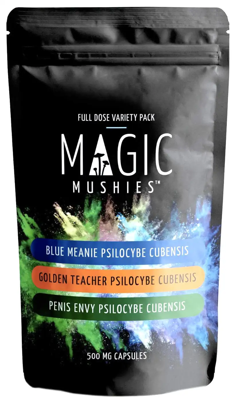 Variety Pack Magic Mushroom Capsules 500mg buzzedibles